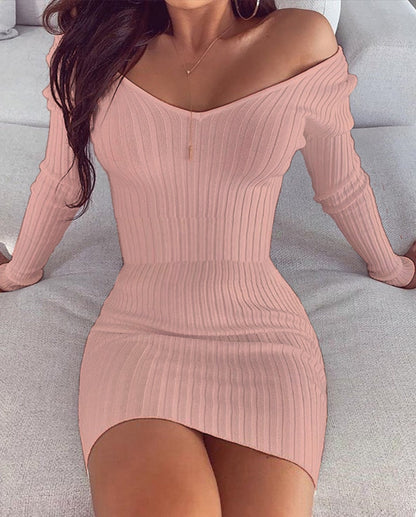 Warm & Sexy Off Shoulder Sweater Dresses
