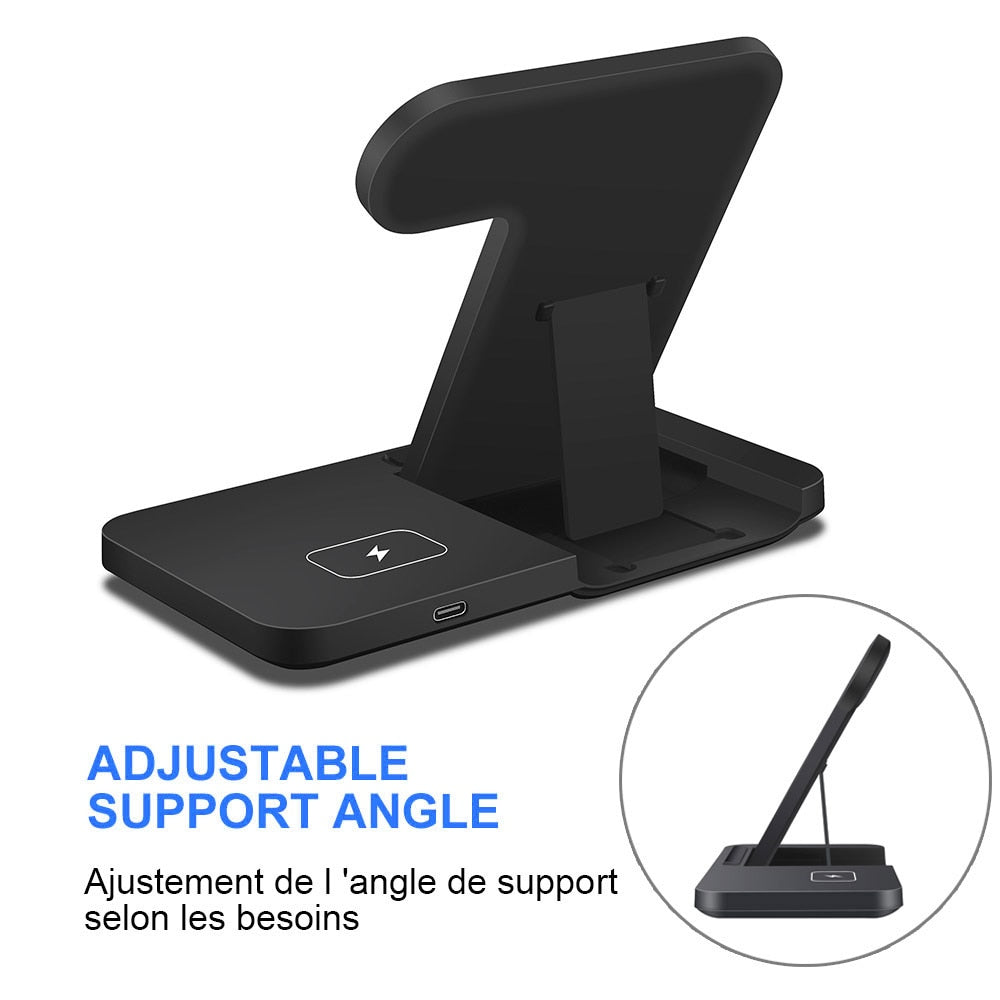 3in1 Wireless Fast Charger Dock Station
