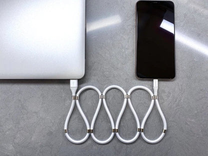 Tangle-Free Magnetic Fast Charging Cable